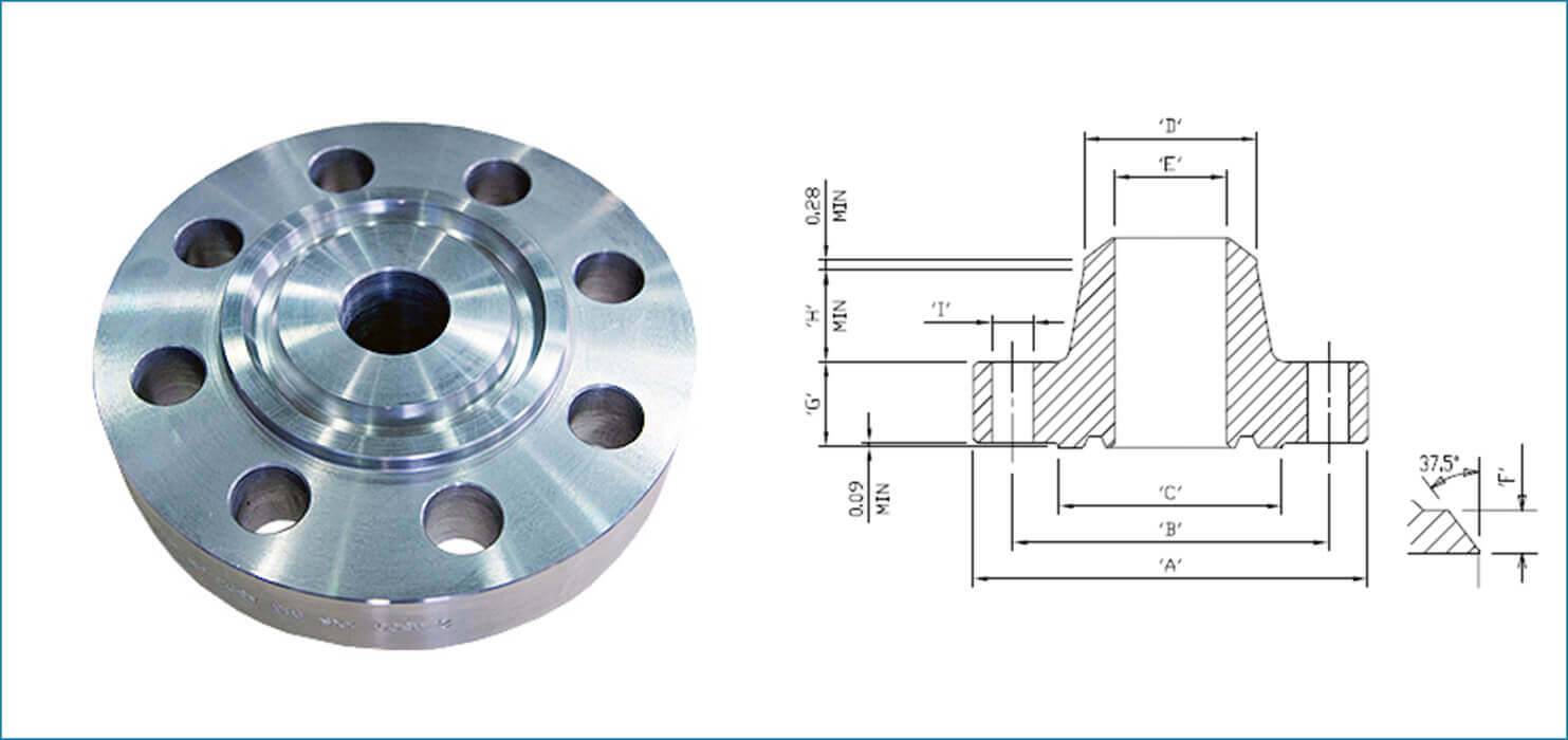 ASME B16.5 Ring Type Joint Flanges